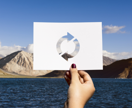Co-development 10 refresh icon reload perforated paper